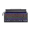 Hot Selling Retro Typewriter Wireless Keyboard RGB Mechanical Keyboard Mobile Phone Tablet Stand Keyboard