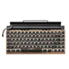 Hot Selling Retro Typewriter Wireless Keyboard RGB Mechanical Keyboard Mobile Phone Tablet Stand Keyboard
